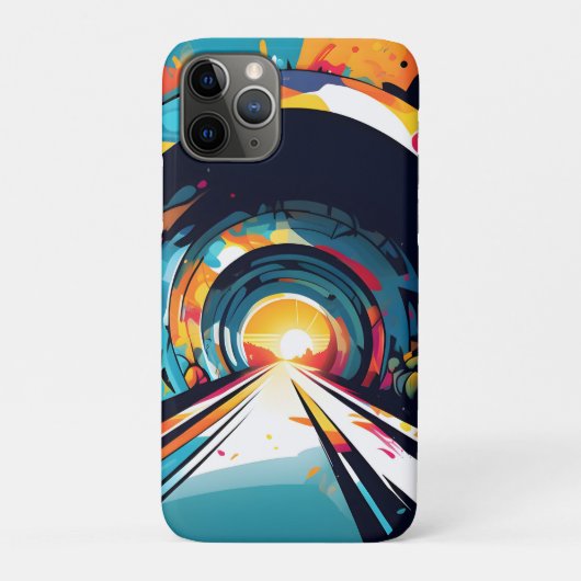 Tunnel met graffiti kunst Case-Mate iPhone case (Achterkant)
