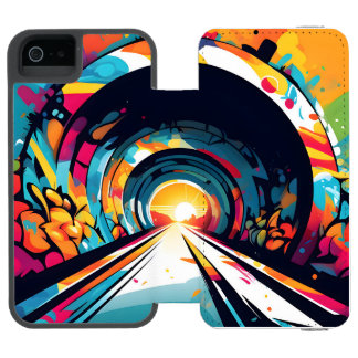 Tunnel met graffiti kunst