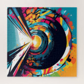 Tunnel met graffiti kunst legpuzzel (Horizontaal)