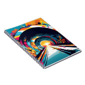 Tunnel met graffiti kunst notitieboek (Rechterzijde)