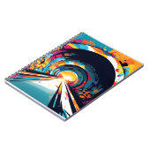 Tunnel met graffiti kunst notitieboek (Linkerzijde)