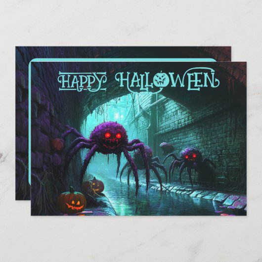 Tunnel of Terrors Kaart (Voorkant / Achterkant)