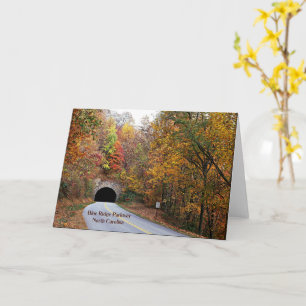 Tunnel op de Blue Ridge Parkway in North Carolina, Kaart