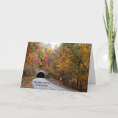 Tunnel op de Blue Ridge Parkway in North Carolina, Kaart (Voorkant)