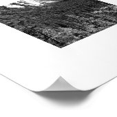 Tunnel Uitzicht Yosemite Valley Zwart-wit Foto Poster (Hoek)