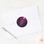 Tunnel van de vuurvliegjes ronde sticker (Envelop)