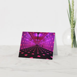 Tunnel Van Hartjes Feestdagen Kaart