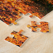 Tunnel van herfstbomen legpuzzel (Zijkant)