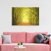 Tunnel van licht canvas afdruk (Insitu (Woonkamer))