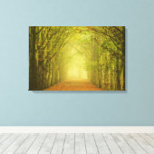 Tunnel van licht canvas afdruk (Insitu (Houten vloer))