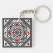 Tunnel Vision Acryl Sleutelhanger (Achterkant)