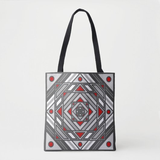 Tunnel Vision All-Over-Print Tas (Voorkant)