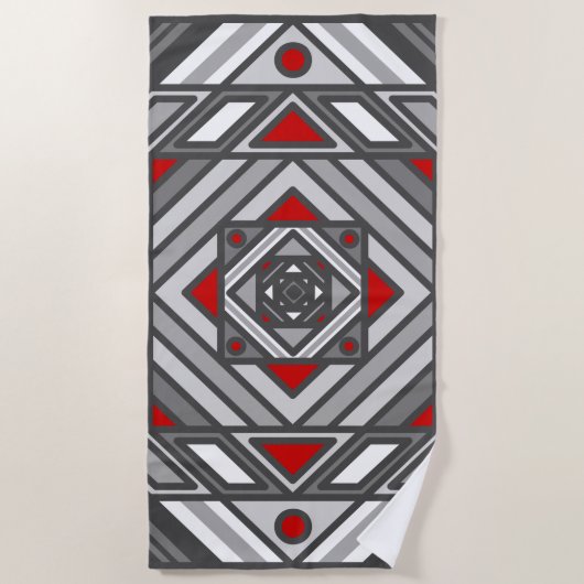 Tunnel Vision Beach Towel Strandlaken (Voorkant)