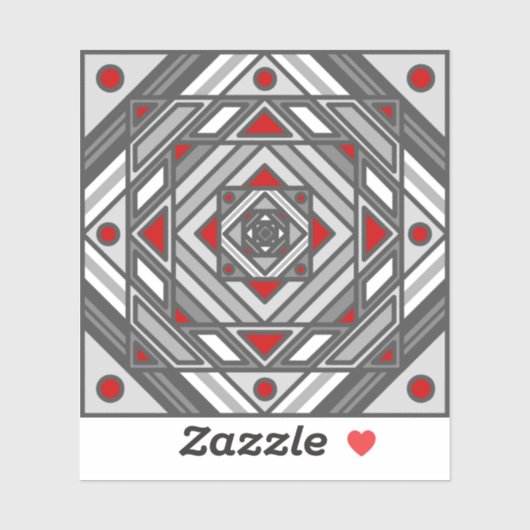 Tunnel Vision Contour Sticker (Vel)