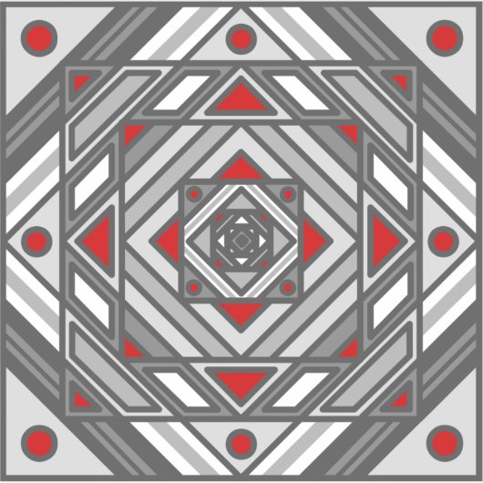 Tunnel Vision Contour Sticker (Voorkant)