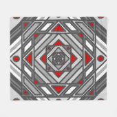 Tunnel Vision Fleece Blanket Deken (Voorkant (Horizontaal))