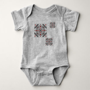 Tunnel Vision-Kind en Baby-Shirt Romper