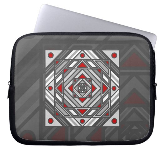 Tunnel Vision-laptop Hoesje Laptop Sleeve (Voorkant)