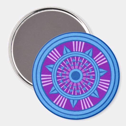 Tunnel Vision Mandala Magneet (Voorkant / Achterkant)
