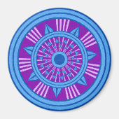 Tunnel Vision Mandala Magneet (Voorkant)