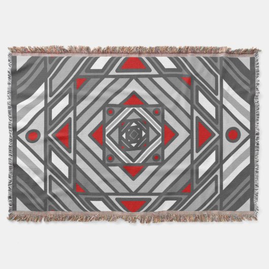 Tunnel Vision Throw Blanket Deken (Voorkant)
