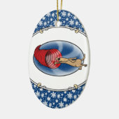 Tunnel Vortex Syndrome - behendigheid snelle grapp Keramisch Ornament (Links)