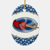 Tunnel Vortex Syndrome - behendigheid snelle grapp Keramisch Ornament (Voorkant)