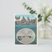 tunnel Windsor Ontario Detroit Michigan Briefkaart (Staand voorkant)