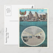 tunnel Windsor Ontario Detroit Michigan Briefkaart (Voorkant / Achterkant)