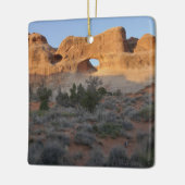 Tunnelboog in de ochtend keramisch ornament (Links)