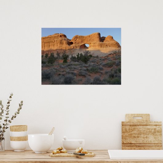 Tunnelboog in de ochtend poster (Keuken)