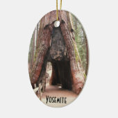 Tunnelboom - Yosemite Keramisch Ornament (Links)