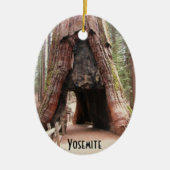 Tunnelboom - Yosemite Keramisch Ornament (Voorkant)