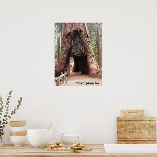 Tunnelboom - Yosemite Poster (Keuken)