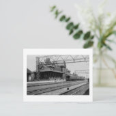 Tunneldepot, Port Huron, Michigan - Louis Pesha Briefkaart (Staand voorkant)