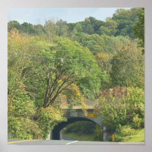 Tunnelfoto-Poster Poster (Voorkant)