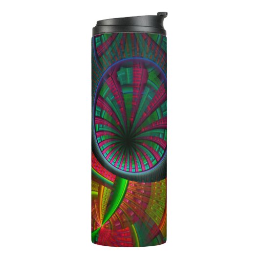 Tunneling fractal thermosbeker (Gedraaid links)