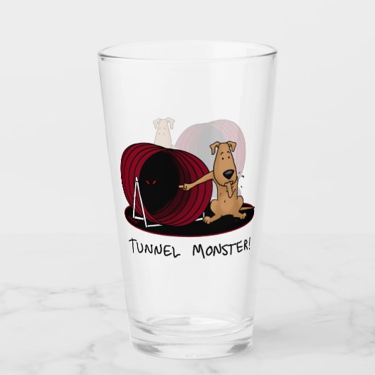 Tunnelmonster - behendigheid bang voor zenuwhond g glas (Voorkant)
