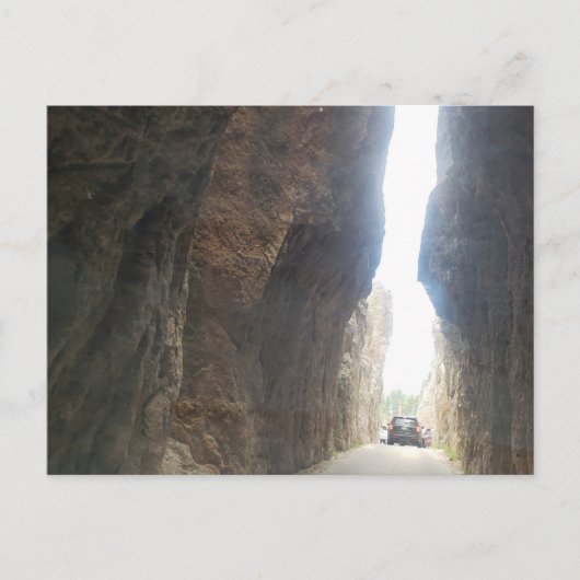 Tunnelopening, Needles Highway, South Dakota Briefkaart (Voorkant)