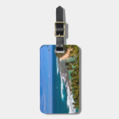 Tunnels Beach, gezien vanuit het Kalalau-spoor Bagagelabel (Voorkant verticaal)