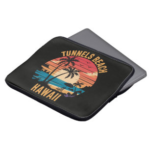Tunnels Beach Hawaï familie vakantie Laptop Sleeve