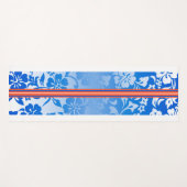 Tunnels Beach Hawaiian Hibiscus Surfboard Royal Yogamat (Voorkant (horizontaal))