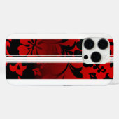 Tunnels Beach Hawaiian Surfboard Red Case-Mate iPhone Case (Achterkant (horizontaal))