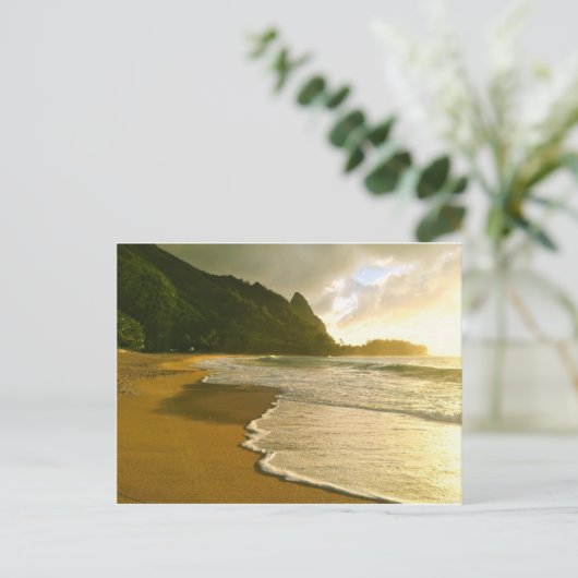 Tunnels Beach, Kauai Briefkaart (Staand voorkant)