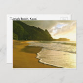 Tunnels Beach, Kauai Briefkaart (Voorkant / Achterkant)