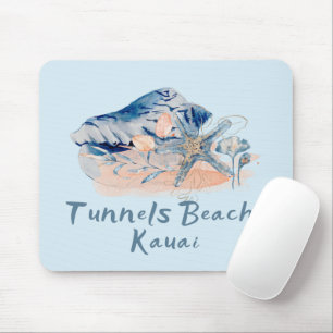 Tunnels Beach Kauai Zee Schelpen Muismat