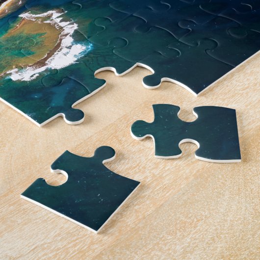 Tunnels rif op het Hawaiiaanse eiland Kauai Legpuzzel (Zijkant)