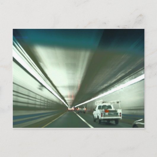 tunnelvisie briefkaart (Voorkant)