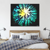 Tunnelvisie (omwikkeld canvas) canvas afdruk (Insitu (Slaapkamer))