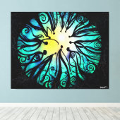 Tunnelvisie (omwikkeld canvas) canvas afdruk (Insitu (Houten vloer))